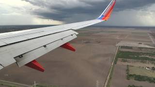 HARLINGEN TEXAS Southwest Airlines Landing At Valley International Airport [upl. by Ivetts]