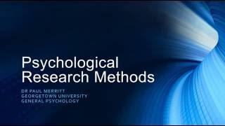 Psychological Research Methods [upl. by Christiana]