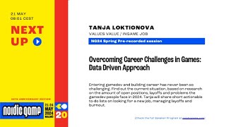 Overcoming career challenges in games data driven approach [upl. by Assyla]