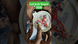 Led bulb Repair with DOB 230v AC  Electronics Verma [upl. by Marya719]