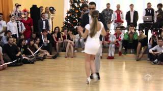 Dominican Bachata dance Samy el Magico amp Dasha Reut Hot Winter in Siberia [upl. by Aan]