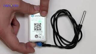 How to Activate Dragino LHT65 Temperature and Humidity Dragino Sensor  Choovio [upl. by Ahsiyk]