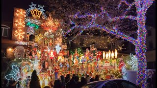 Dyker Heights Christmas Lights 2023  Brooklyn New York  Holiday Season [upl. by Rosalind]