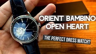 Orient Bambino Open Heart Watch Review and Close Ups [upl. by Hailey303]