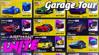 My Garage Tour  Asphalt Legends Unite [upl. by Ivel]