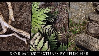 Skyrim SE Mods  Skyrim 2020 Textures by Pfuscher [upl. by Akenna40]