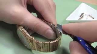 Watch Band Adjusting  How to Remove UClip Expansion Links [upl. by Zednanref]