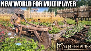 New Game World for Multiplayer  Myth of Empires Gameplay  Part 1 [upl. by Delmer]