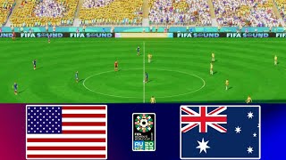 FIFA 23 🇺🇸 USWNT vs AUSTRALIA 🇭🇲  Sep 19 2024  FIFA Womens World Cup 2023  PS5 Gameplay [upl. by Keisling136]