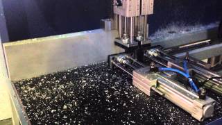 Aluminum slicing machine [upl. by Querida229]