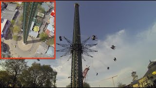 Praterturm  Century Starflyer  POV  Wiener Prater [upl. by Jaal]