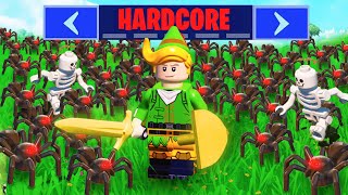 Lego Fortnite HARDCORE MODE [upl. by Hgieloj]