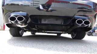 BMW E60 545i V8 M5 Look Exhaust Sound Sportauspuff Echappement auspuffpunktde [upl. by Yanehs]