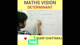 Solution of Determinant problem math solution [upl. by Etnomaj]