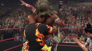 Bam Bam Bigelow Vs Ultimate Warrior Wwe 2k23 [upl. by Wilson]