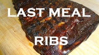 LAST MEAL RIBS  Meatheads Recipe from AmazingRibscom  BBQFOOD4U [upl. by Gregorius670]