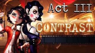 CONTRAST Gameplay Walkthrough  Act III All Collectibles Luminaries Achievements  Trophies [upl. by Robins]