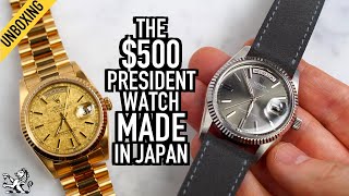 The Ultimate 500 Rolex DayDate Or DateJust Alternative Ricoh 36mm Automatic Watch Made In Japan [upl. by Vine]