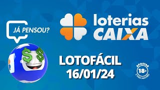 Resultado da Lotofácil  Concurso nº 3005  16012024 [upl. by Enairb]