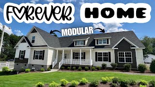 IS THIS THE ONE A VERY interesting amp unique modular home Prefab House Tour [upl. by Eelyrag531]