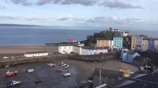 Views from Tenby holiday apartment 8 Northcliffe House  FBM Holidays [upl. by Arondell]