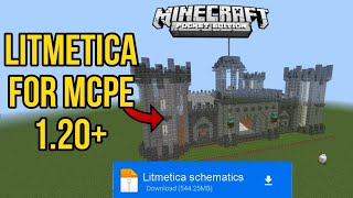 How to use Litmetica in Minecraft pocket edition 120  100 working [upl. by Htor498]