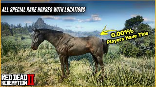 All Rare Horse Locations  Red dead redemption 2 [upl. by Coleman]