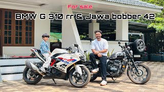 For sale BMW G310rr amp Jawa bobber 42  low km bikes  1 lakh discount form on road price [upl. by Estes795]