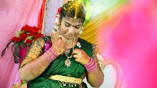 kagithaDivya Half saree ceremony Video [upl. by Narton687]