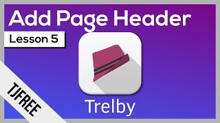 Trelby Lesson 5  Add and Customize Page Headers [upl. by Endaira]
