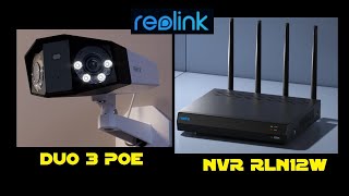 Cyrob  Test NVR RLN12W et Dual Cam 3 POE Reolink [upl. by Yendor]