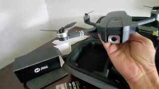 Holystone HS720 Drone unboxing and test flight [upl. by Alokin]