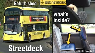 Whats Inside the Refurbished Wrightbus Streetdeck  🐝 Bee Network 🐝 [upl. by Surovy686]