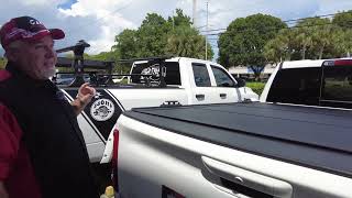 Undercover Armor Flex Bedrug  Tuxedo TSlot Rails on a 24 Ram 1500 review by CampH Auto Accessories [upl. by Venn]