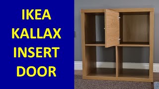 How to install Ikea Kallax door insert [upl. by Teak515]