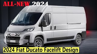 Coming Soon New 2024 Fiat Ducato Facelift Revealed  FullSize Commercial Vans [upl. by Blumenthal]