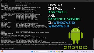 How To Download And Install ADB Tools And Fastboot Drivers On Windows 1011 [upl. by Lon]