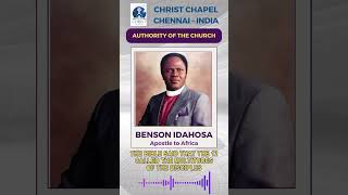 AUTHORITY OF THE CHURCH  Benson Idahosa ChristChapel ApostletoAfrica ArchBishop RevVPIsaac [upl. by Dylana]