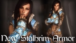 Skyrim Mods New Stalhrim Armor [upl. by Yard]