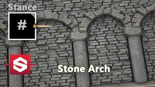 Stone Arch  Substance Designer Material Breakdown [upl. by Abbate467]