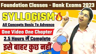 Syllogism Complete Chapter  Basic to Advanced Concept  Prelims amp Mains  SBI amp IBPS  Smriti Sethi [upl. by Aidan]