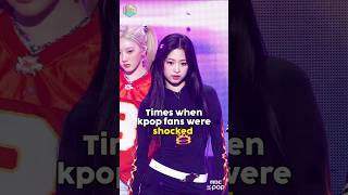 Times when kpop fans were shocked kpop aespa kpopshorts shorts fyp [upl. by Palua]