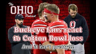 Buckeye fans react to Cotton Bowl loss amp it isnt pretty [upl. by Lunetta441]