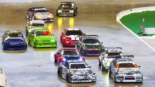 GREAT RC DRIFT CAR RACE MODELS IN PAIR COMPETITION  ModellTechnik Stuttgart 2017 [upl. by Leblanc918]