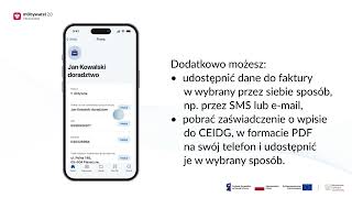 Usługa Firma w aplikacji mObywatel  instrukcja [upl. by Neyr]