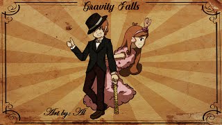 Gravity Falls  Theme Song 1 hour  By The Musical Ghost Electro Swing Remix [upl. by Turley834]