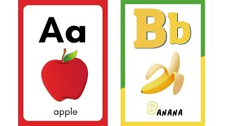 Easy ABC Learning for Kids  Learn Alphabets from A to Z A for Apple B for Banana [upl. by Denton]