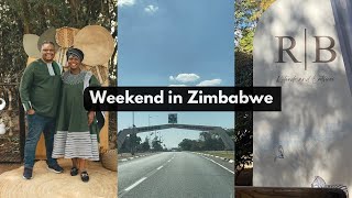 Travel Vlog to Zimbabwe for a friends lobola’s celebration [upl. by Samid]