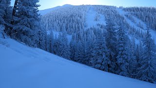 Bluebird Morning  Arizona Snowbowl February 9 2024 [upl. by Simonsen]