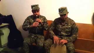 ERMENİSTAN CUMHURİYETİ ORDUSU Askerlerinden «Սարի աղջիկ» quotSarı gelinquot şarkısı [upl. by Snah]